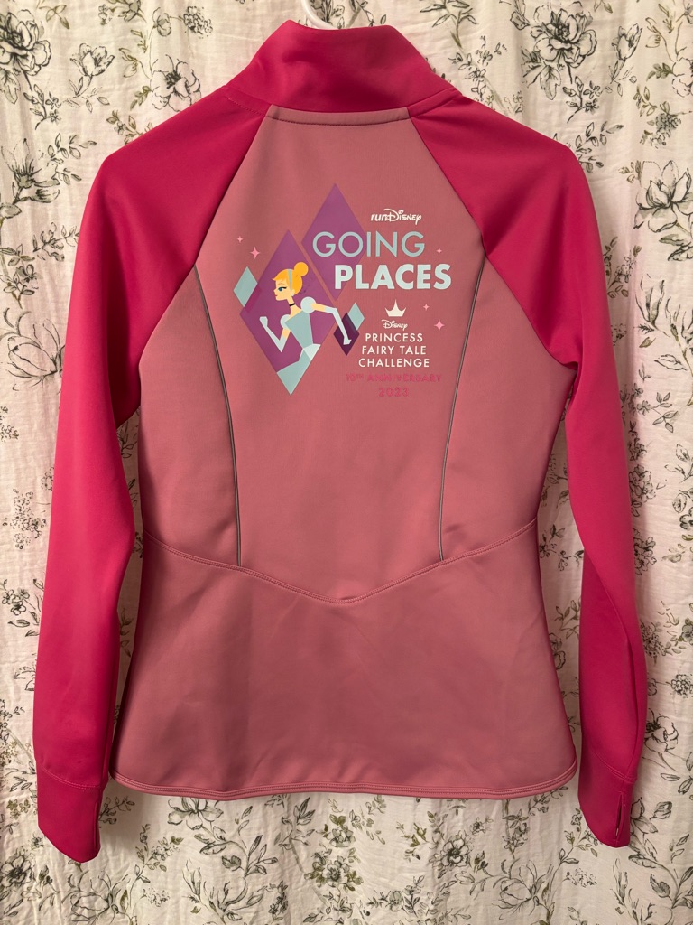 Rundisney Princess Fairytale Challenge Pink Athletic Jacket